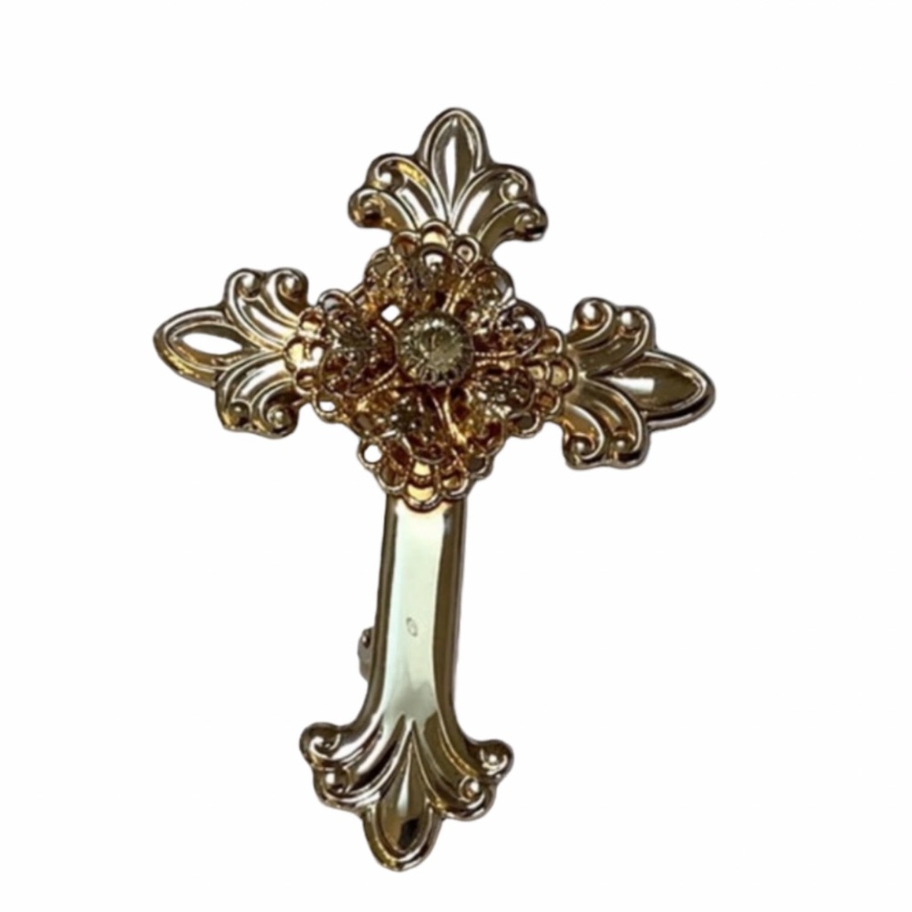 Vintage Cross Brooch signed Jane 1998 AOL